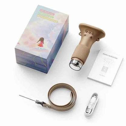 Skaitmeninis Vaikiškas Mikroskopas (2.0 colių IPS ekranas, 1000X didinimas, 600 mah, Full HD)
