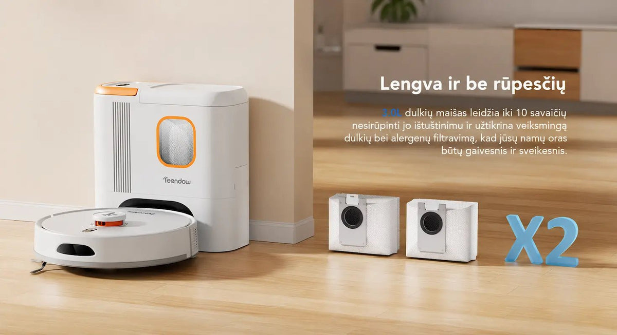 Teendow D20S MAX+ – Revoliucinis 4-in-1 robotas-siurblys su automatinio išsivalymo stotele ir gyvūnų priežiūros rinkiniu