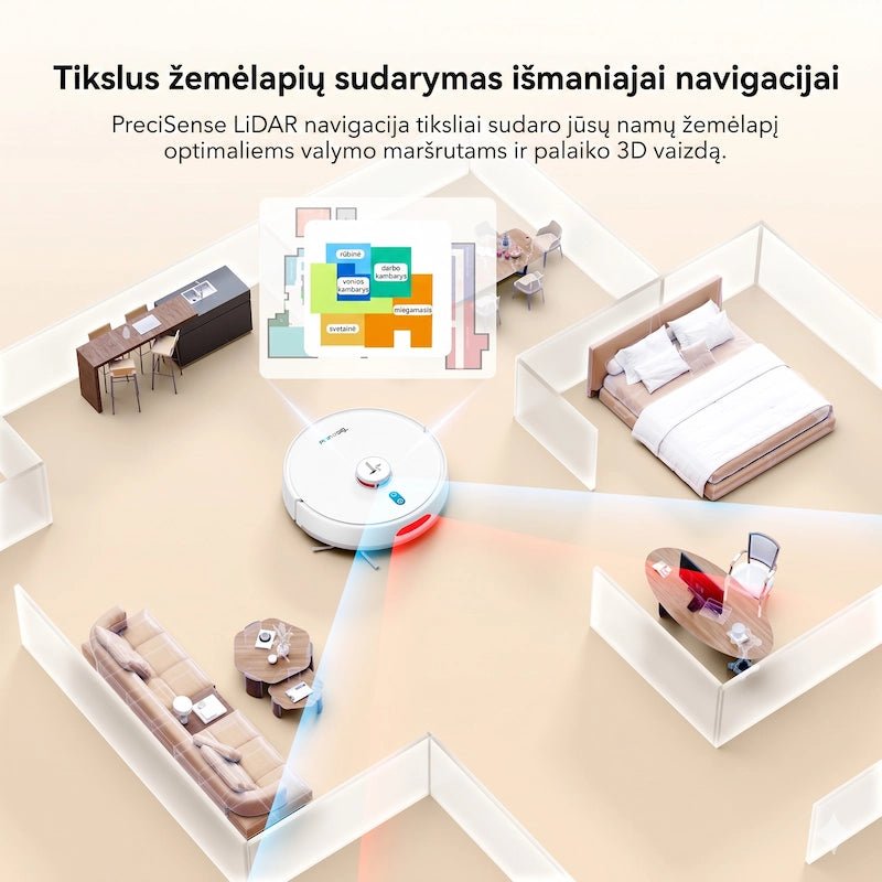 Teendow D20S MAX+ – Revoliucinis 4-in-1 robotas-siurblys su automatinio išsivalymo stotele ir gyvūnų priežiūros rinkiniu