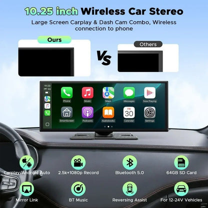 Universali Automobilio Multimedija "Android Auto "Apple CarPlay" ir Vaizdo Registratorius